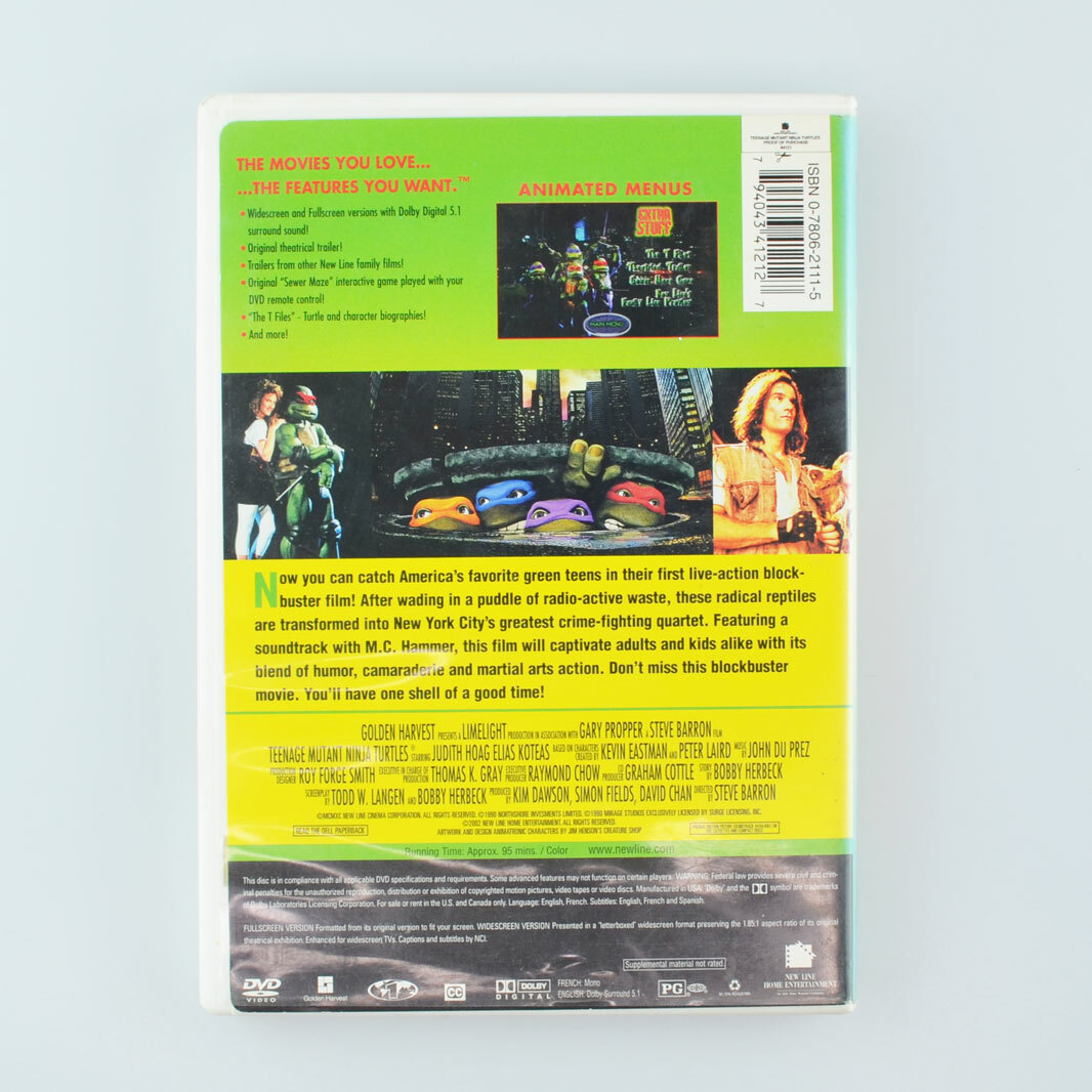 サイン入り廃盤　CD DVD 5X UR 5X RU ジャパメタ Teenage Mutant Ninja Turtles - Collection (DVD, 2005) 794043794025