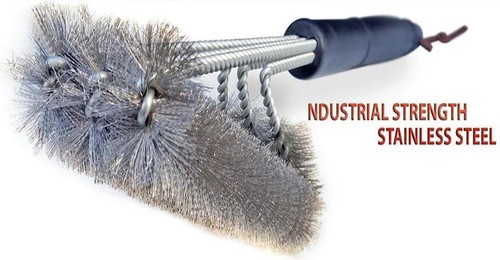 Accessori Barbecue Grill Spazzole Pulizia BBQ Strumento Acciaio Inox Antiaderente - Foto 14 di 26