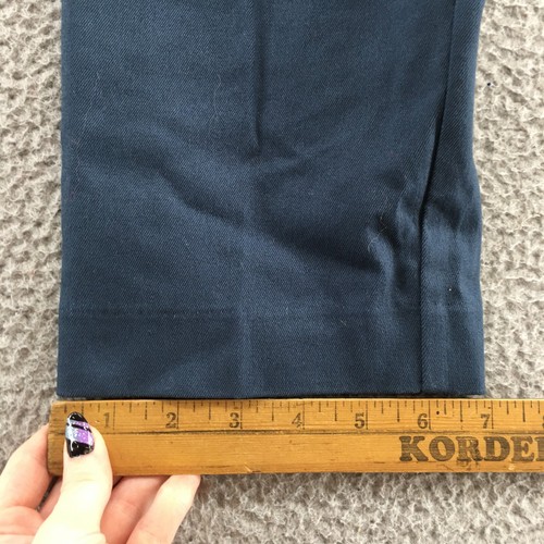 Worthington Slim Leg Capri Pants Women 6P (actual 29x24.5) Blue Cotton Blend NEW - Picture 9 of 19