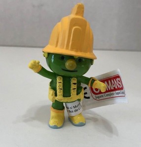 Yellow-Helmet-Doozer-Figurine-2-inch-plastic-Fraggle-Rock-Figure-DOZ002