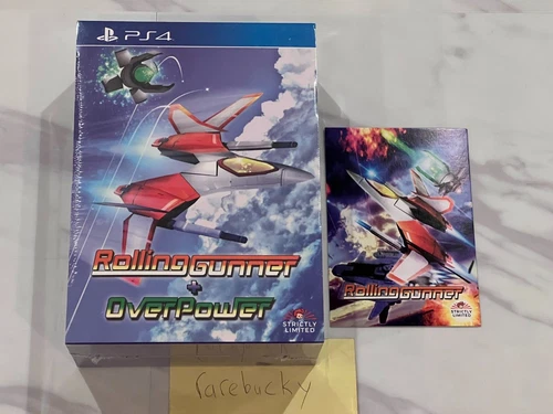 Rolling Gunner + Overpower Collector's Edition (PS4) NEW SEALED W/CARD, NM SLG!