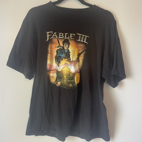 2010 Fable 3 Video Game Promo T Shirt Mens XL XBOX 360