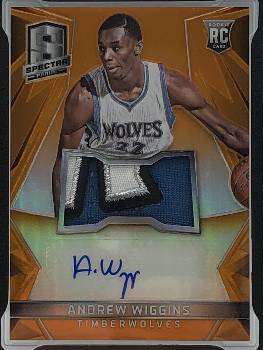 スポーツ選手 Panini Noir Andrew Wiggins RC patch auto Andrew Wiggins Sports Trading Card Singles Rookie Basketball