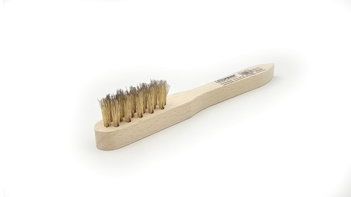 Lessmann Drahtbüste Kehlnahtbüste Zündkerzenbürste Messing- Edelstahl- gewellt - Bild 4 von 20