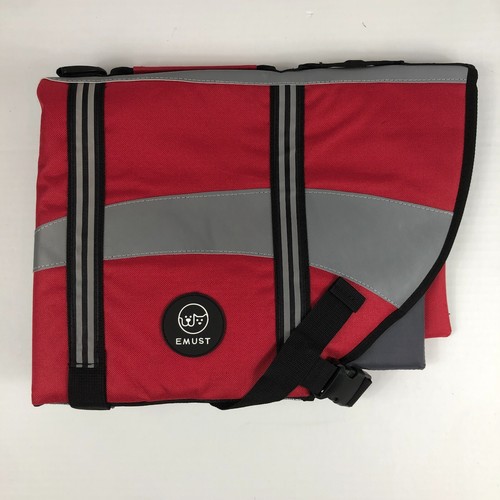 EMUST Dog Red Life Jacket Flotation Vest for Swimming, Beach Boating 2XL - Picture 2 of 6