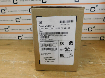 Control Techniques C200-02200042A10101AB100 Commander C 1 HP Drive NEW CSQ
