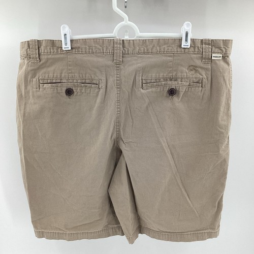 Magellan Men’s Summerville Poplin Flat Front Shorts Khaki Size 38W 9” 894 - Picture 4 of 10