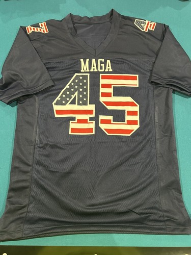 Donald Trump MAGA Football Jersey Size adult Large - 第 3/5 張圖片