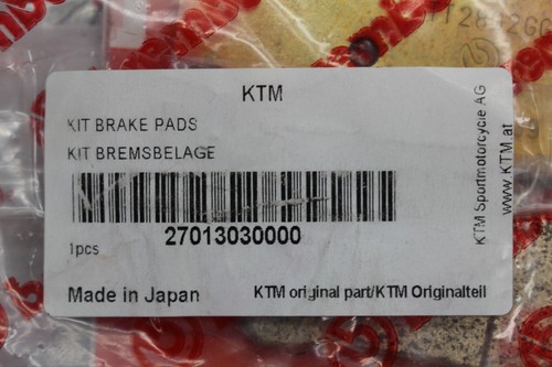 KTM OEM BREMBO 690 ENDURO - FRONT BRAKE PAD SET - TT2802 GG MODEL - #27013030000 - Picture 2 of 6