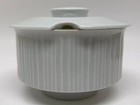 VTG Grey Suns by ROSENTHAL - CONTINENTAL Simple Elegant White Sugar Bowl W/Lid
