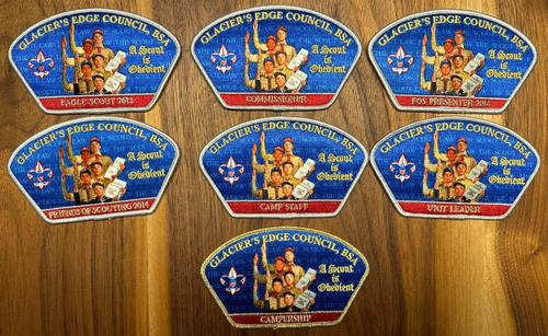 Large Collection of Glacier's Edge Council CSP Patches Wisconsin Boy Scouts WI - Picture 4 of 7