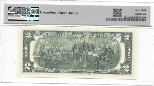 2017A RICHMOND $2 FRN (EA BLOCK) PMG 68 EPQ SUPERB GEM UNCIRCULATED - Picture 2 of 4