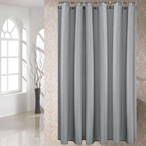 Tenda doccia semplice impermeabile con ganci bagno hotel fornitura vasca 180 cm - Foto 16 di 18