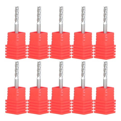 10 PCS 1/2" Length Of Cut 1-1/2" Overall Length 4 Flute Carbide Square End Mill - Picture 4 of 10