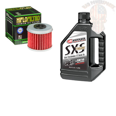 Oil And Filter Change Kit For 2008 Honda TRX450R Maxima SXS Synthetic 5W-40