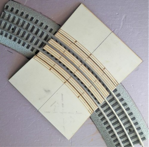 Bahnübergang für Lionel O Fastrack 3-Schienen 36" Kurve. - Bild 3 von 7