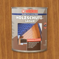 Holzschutzlasur eiche 750ml Lasur Holz Wetterschutz Wilckens (10,60€/1l)