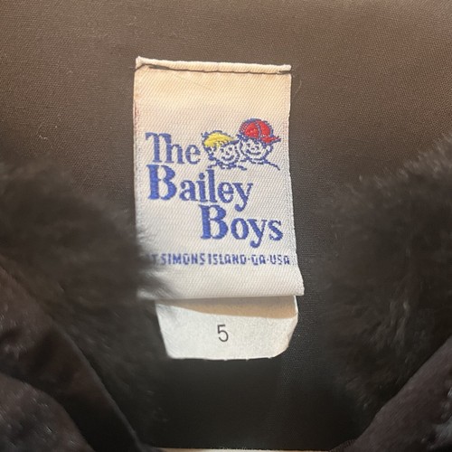 The Bailey Boys Size 5 Faux Fur Black Capelet Wrap Shrug Holiday Dress - Picture 4 of 4