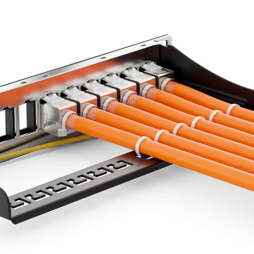 ZoeRax Network 10" 12-Port 1U Empty Blank Patch Panel For Standard Keystone Jack - Picture 4 of 7