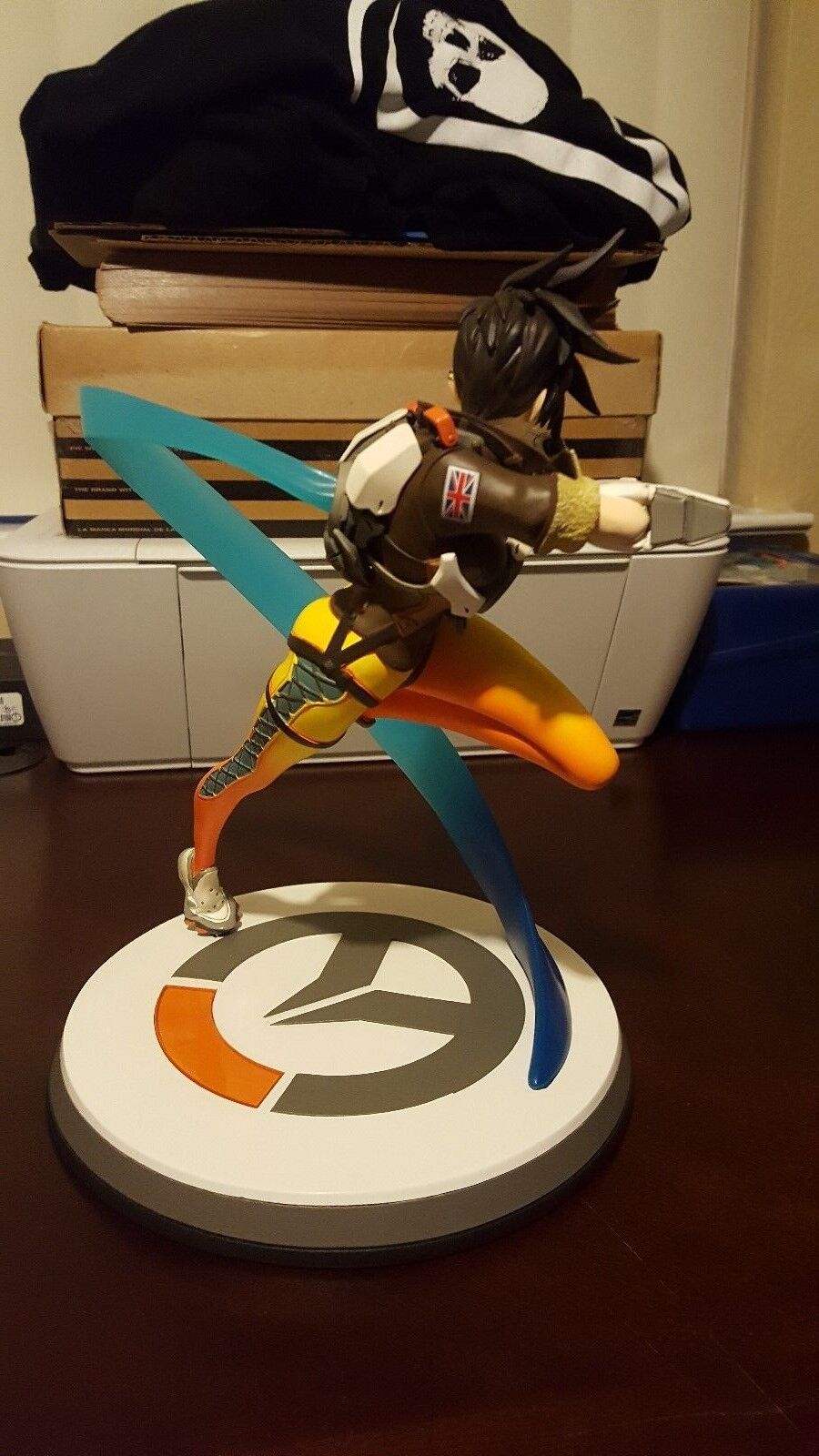 Tracer Custom Statue 1/3 1/4 fits Overwatch Painted Video Game Figure