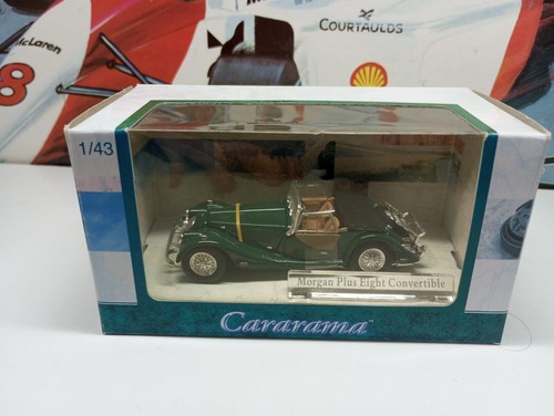CARARAMA - MORGAN PLUS EIGHT CONVERTIBLE - GREEN - 1:43 SCALE MODEL - Picture 2 of 4