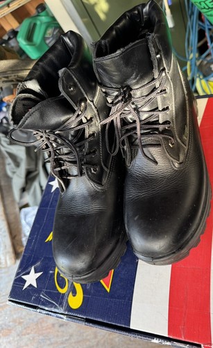 Thorogood Herren Größe 10W Schwarz Leder Stiefel Wasserdicht 6 Zoll Isoliert USA 🇺🇸 Hergestellt - Bild 10 von 13