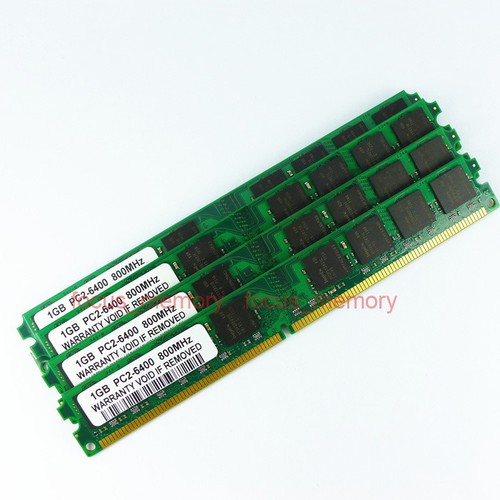 New 4GB 4X 1GB DDR2 PC2-6400 800MHz PC6400 240PIN Desktop DIMM Memory RAM