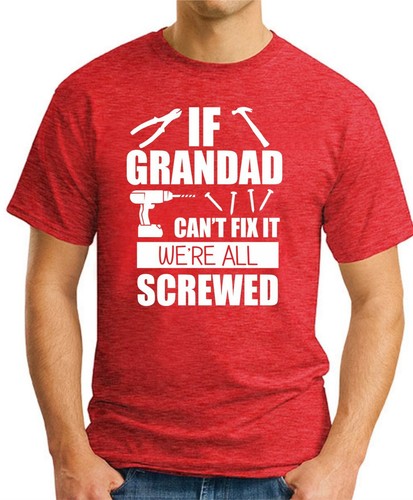CAMISETA IF GRANDAD CAN’T FIX IT WE’RE ALL JODIDO > Top para hombre regalo día del padre - Imagen 8 de 22
