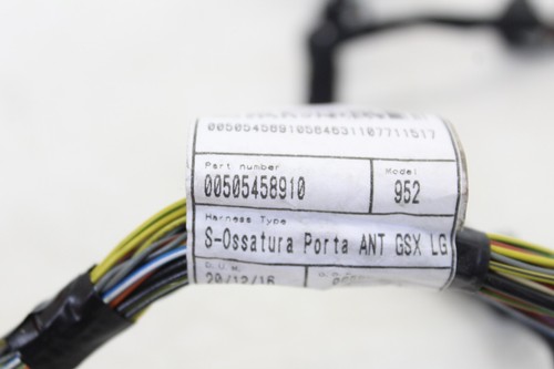 2017-2019 ALFA ROMEO GIULIA TI FRONT LEFT DOOR PANEL WIRE WIRING HARNESS OEM - Picture 14 of 14