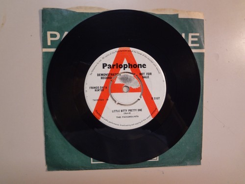 PARAMOUNTS:(Early Procol Harum)Little Bitty Pretty One-U.K.7" 64 Parlophone Demo - Picture 1 of 2