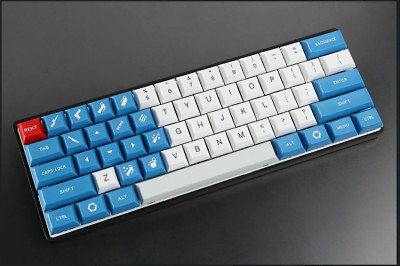 New DSA Overcast Artisan Custom Keycap Set Drop Mass Counter Strike 1337 Kit