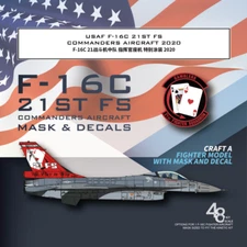 Galaxy G48093 1/48 USAF F-16C 21st FS COMMANDERS AIRCRAFT 2020