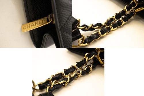 P95 CHANEL echt genarbtes Kalbsleder GST 13" Einkaufstasche Kette Schultertasche - Bild 7 von 18