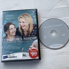 My Sister's Keeper (DVD 2009 Widescreen) Cameron Diaz RENTAL DVD & Case