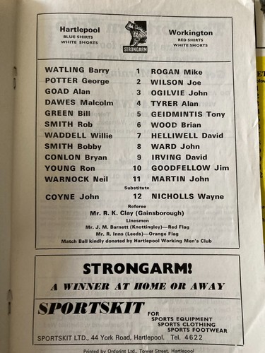 Workington HOME AWAY programmes League & Cup 1960s 1970s 1980s 1990s FREE POST - Picture 79 of 229