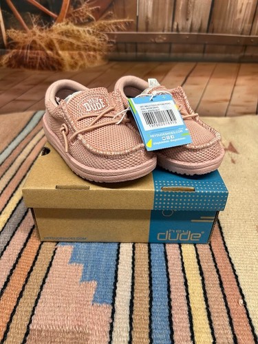 Hey Dude Wally Toddler Funk Mono Rose Sand