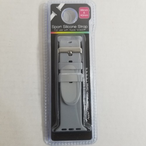 Silikon Armband für Apple Watch Series 1,2,3,4,5 - 38 mm & 40 mm - Bild 1 von 3