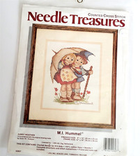 JCA Needle Treasures SUNNY WEATHER HUMMEL 02607 Counted Cross Stitch Kit New