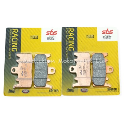 2x Pairs of Triumph 765 Street Triple R 17-26 SBS Sinter Front Brake Pads 900RST
