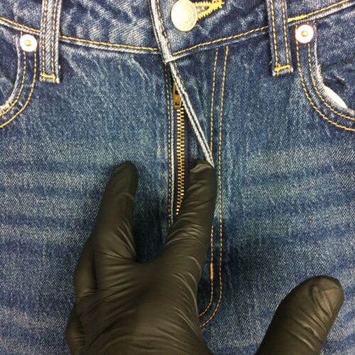 Wild Fable Baggy Denim taglia 6/28R vita super alta effetto invecchiato 31,5 con cuciture interne - Foto 3 di 24