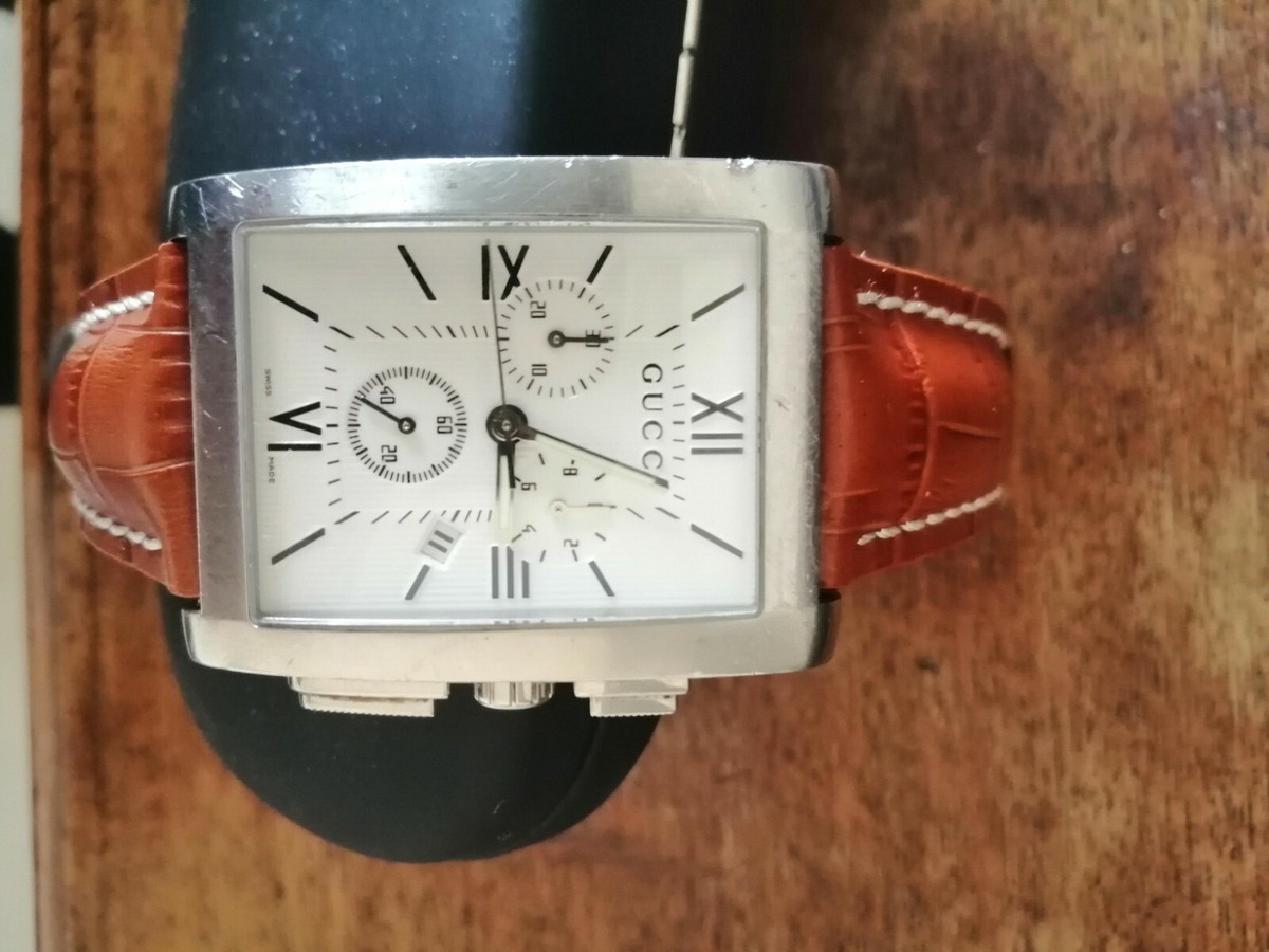 GUCCI SWISS MADE MENS WATCH 8600M Chrono YA086310