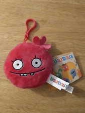 Ugly Dolls Moxy 4  Plush Keychain Pillow Clips Backpack Pink New w/ Tags