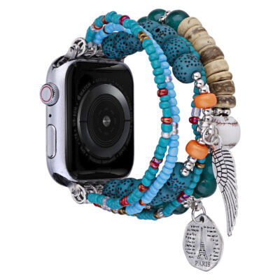 Beads Bracelet Band Strap for Apple Watch 9 8 7 6 5 SE Ultra 2 40/44/41/45/49mm