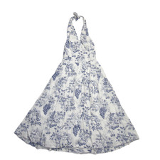 NWT Reformation Romane Midi in Carla Fruit Floral Cherry Linen Halter Dress 2