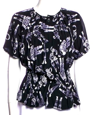 5K New Chanel 2017 Black Astronaut Jacket Top 34 36 2 4 6 Blouse