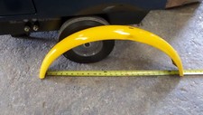 Antique Vintage Bicycle Bike Cyclist 26" 26x3 26 x 3 Ribbed Yellow Front Fender