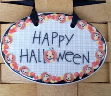 Longaberger Happy Halloween Basket Tie-On