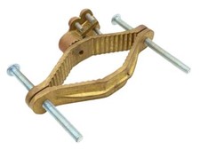 Unbranded G-12 Adjustable Cast Bronze Grounding Pipe Clamp 2-1/2-4"