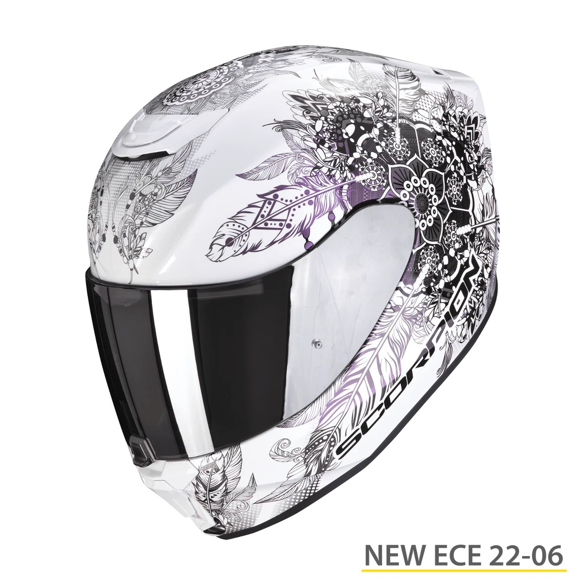 Casco Integral Mujer Moto Scorpion EXO 391 Dream Blanco Cameleon S Woman  Helmet