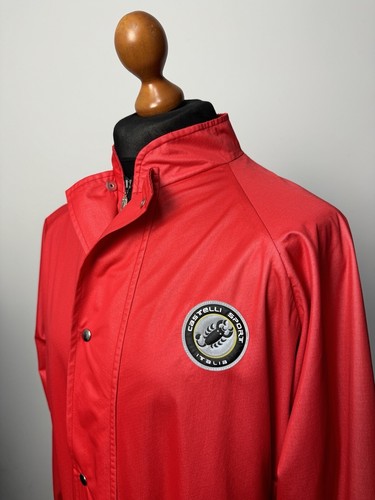 Castelli Sport Italia cycling gore-tex zip red jacket size L p2p 24,4 - Picture 6 of 18